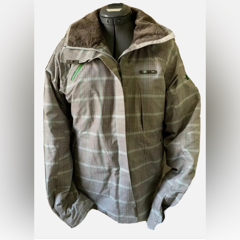 Women’s Helly Hansen Plaid Ski Jacket Insulated